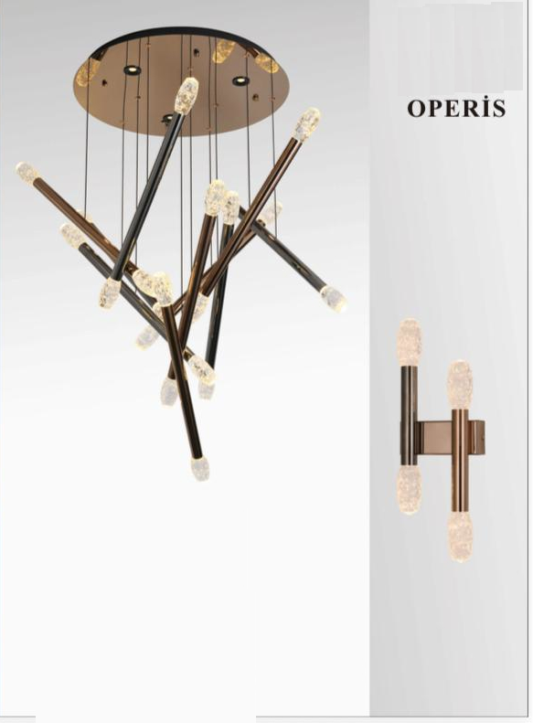 Operis Geometrik LED Sarkıt Avize - Görsel 1