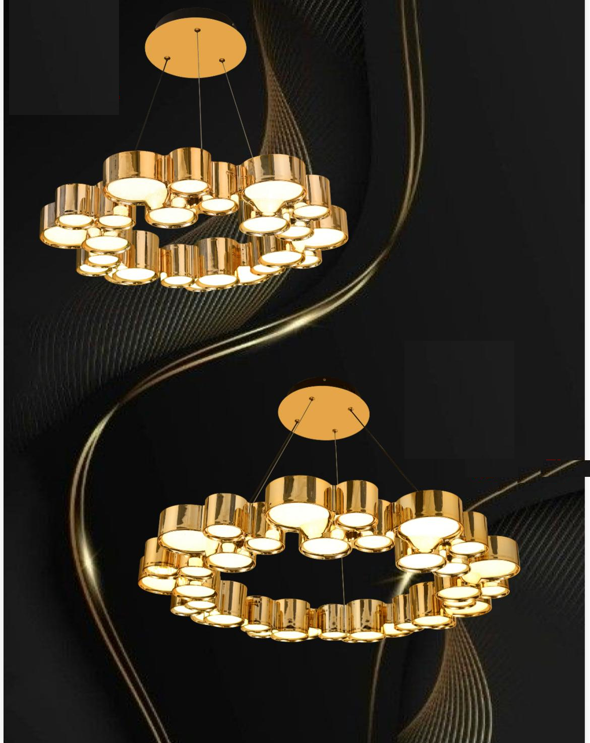 Minimalist Çizgisel Sarkıt LED Avize - Görsel 1